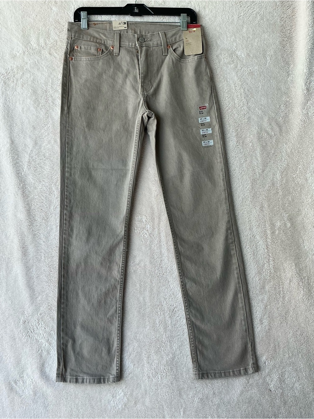 Levi's Straight Leg Jeans in Stone Gray